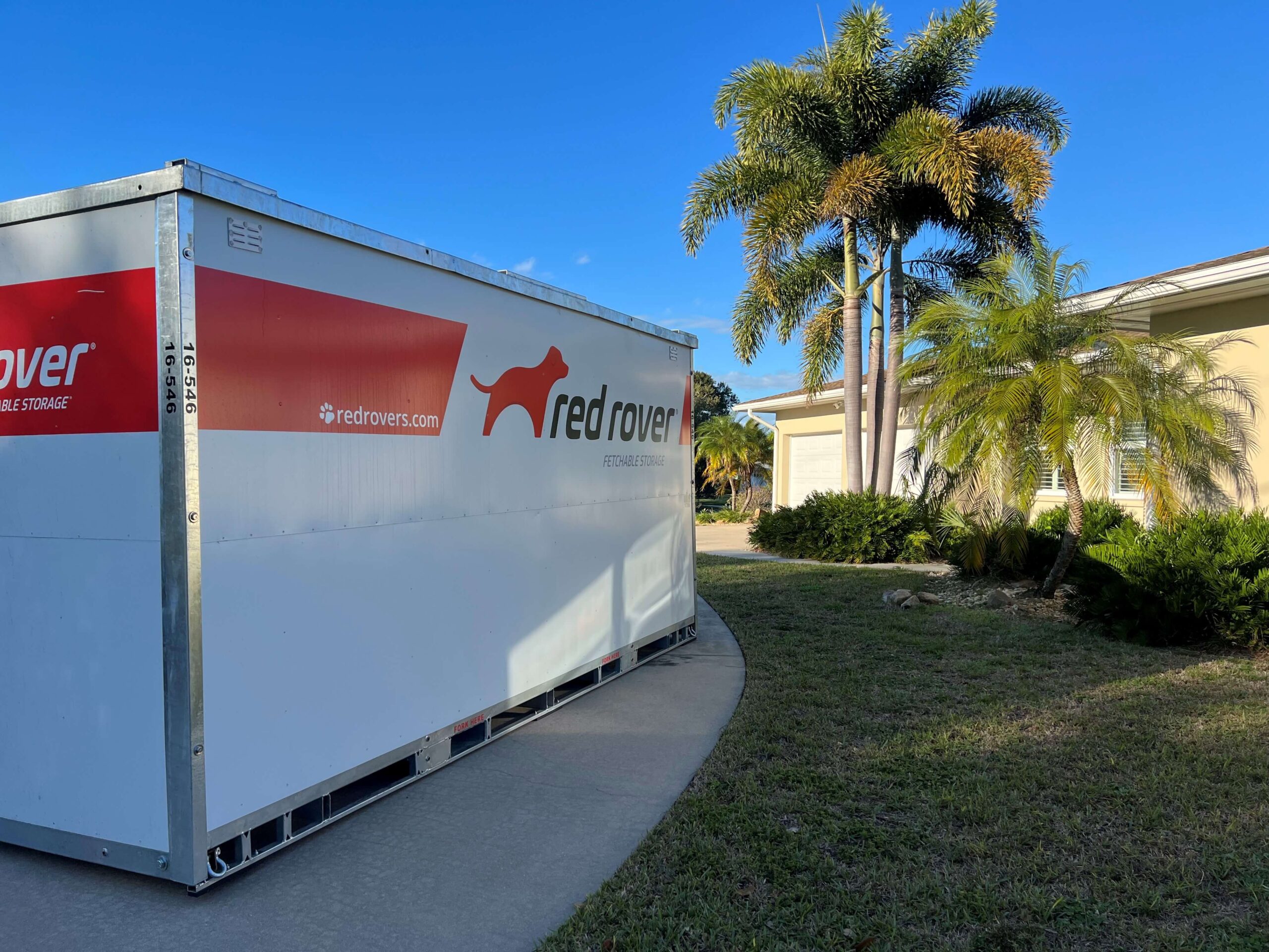 Red Rover container on location